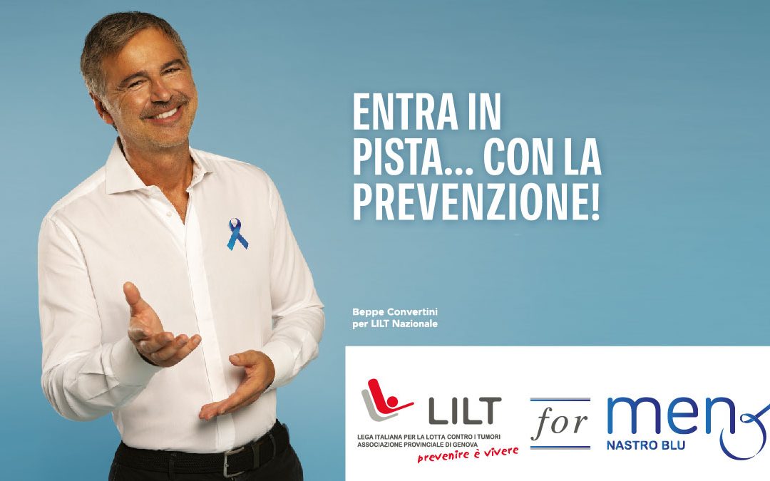 Riparte la Campagna Nastro Blu per la prevenzione dei tumori maschili